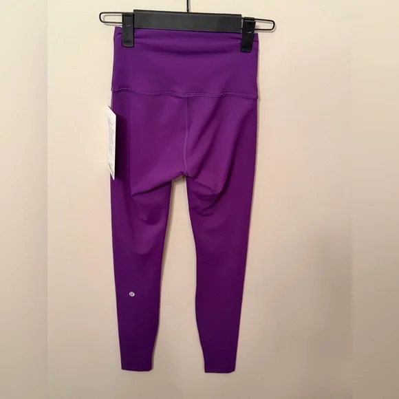 NWT Lululemon Wunder Train legging 28” Inseam in College Purple - Picture 2 of 2